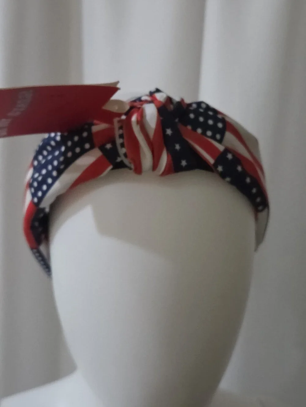 American Flag Knot Headband - Red, White & Blue NEW